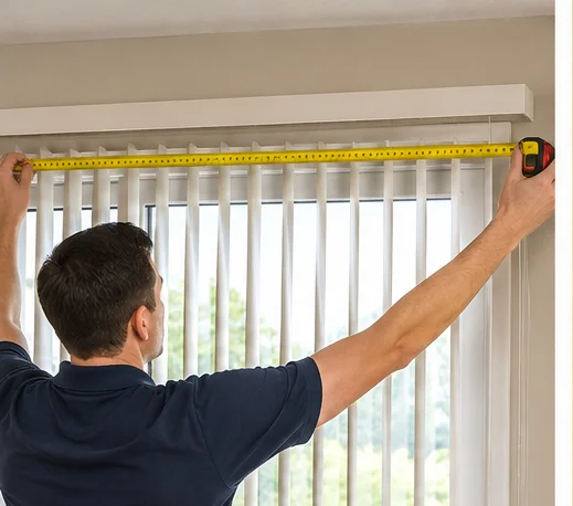 Who Should Measure a Patio Door for Vertical Blinds, a Homeowner or a Professional?